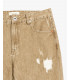 Jeans MIKE carrot cropped con strappi