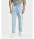 Jeans DAD relaxed fit light wash con graffi