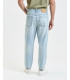 Jeans DAD relaxed fit light wash con graffi