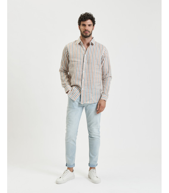 Jeans BRUCE regular fit con strappi light wash