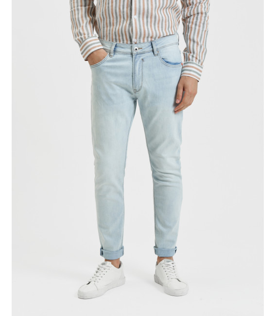 Jeans BRUCE regular fit con strappi light wash