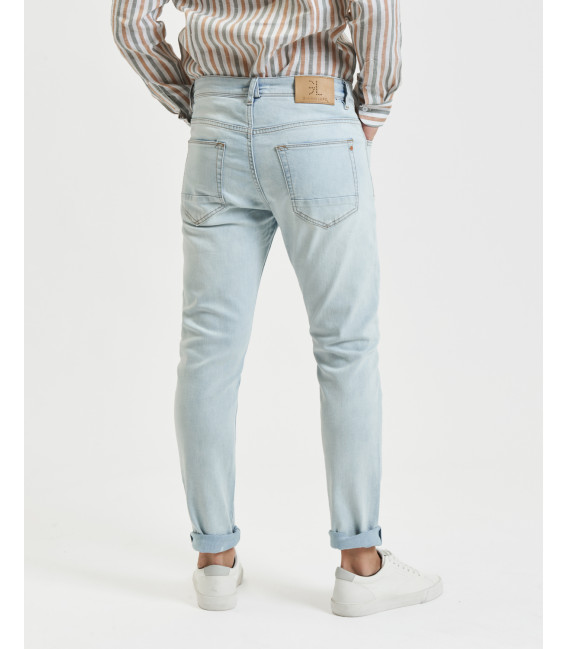 Jeans BRUCE regular fit con strappi light wash