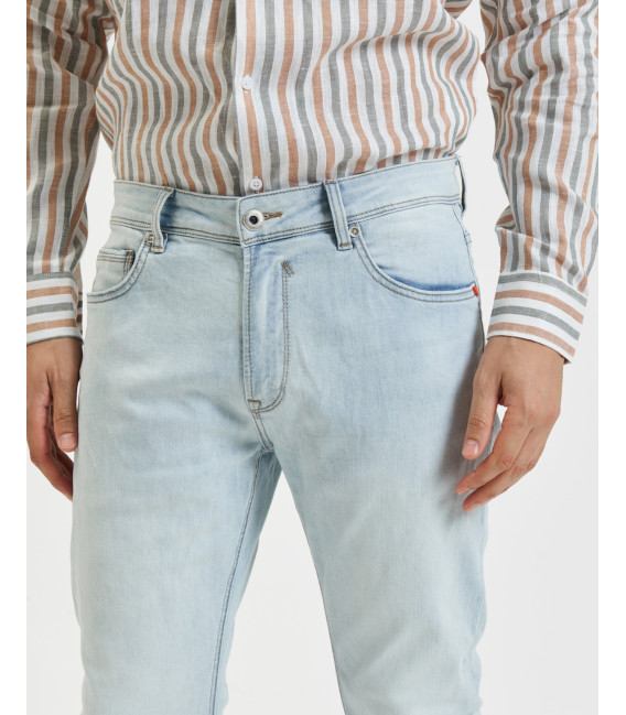 Jeans BRUCE regular fit con strappi light wash