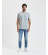 BRUCE regular fit jeans with rips dark wash