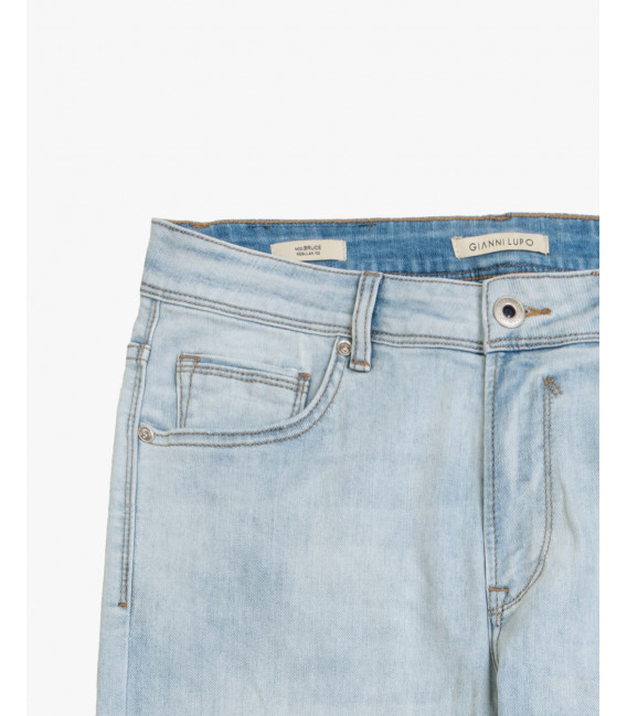 Jeans BRUCE regular fit con strappi light wash