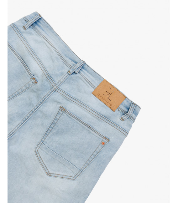Jeans BRUCE regular fit con strappi light wash