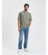 Jeans ALEX straight fit con whiskers e rotture