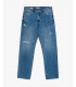 Jeans ALEX straight fit con whiskers e rotture