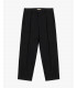 Wide leg trousers with flat front crease