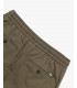 Wide leg drawstring trousers with double pleats