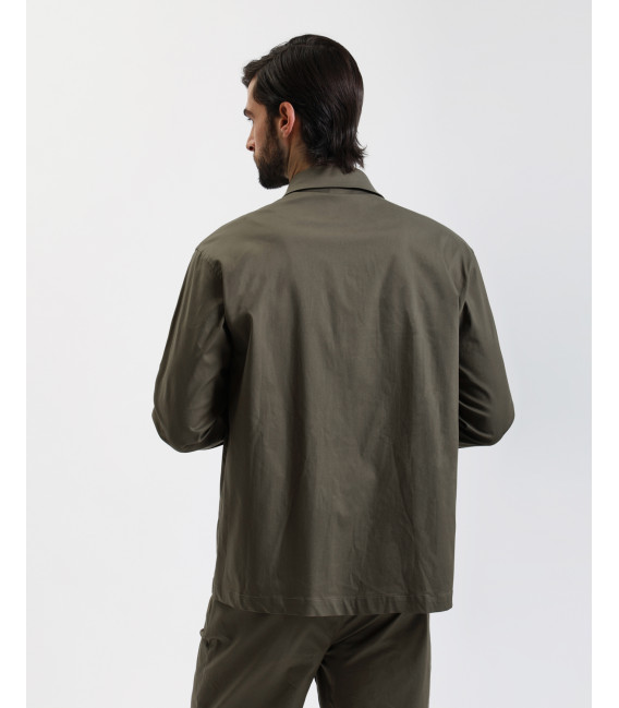 Oveshirt con taschini quadrati