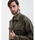 Oveshirt con taschini quadrati