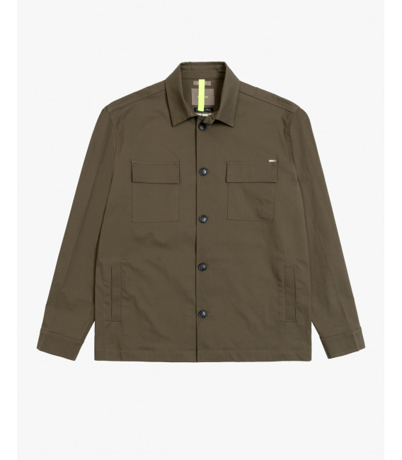 Oveshirt con taschini quadrati