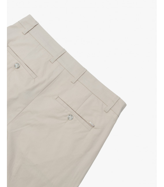Wide leg trousers with double pleats