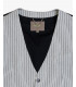 4 buttons striped waistcoat