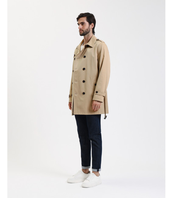 Trench doppopetto corto