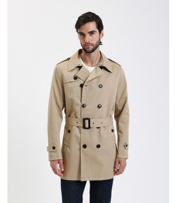 Trench doppopetto corto