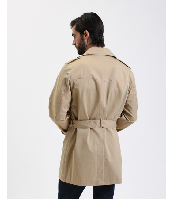 Trench doppopetto corto