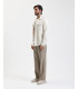 Overshirt con fantasia in rilievo