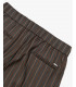 Drawstrings trousers in stripes carrot fit