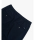 Pantaloni relaxed fit con pinces e chiusura con bottone sul fondo