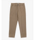 Pantaloni carrot fit con vita elasticizzata
