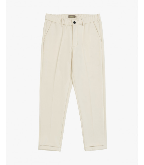 Pantaloni carrot fit con vita elasticizzata
