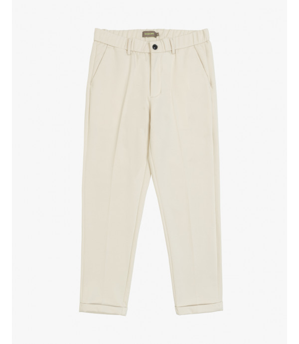 Pantaloni carrot fit con vita elasticizzata