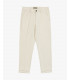 Pantaloni carrot fit con vita elasticizzata