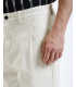 Pantaloni carrot cropped con pinces