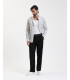 Wide leg relaxed fit trousers