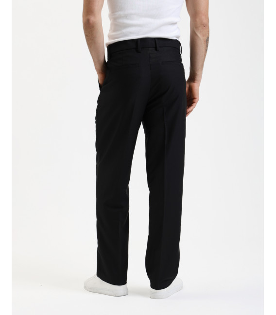 Wide leg relaxed fit trousers