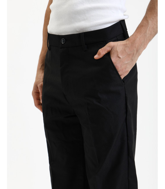 Wide leg relaxed fit trousers