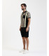 Knit polo shirt