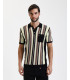 Knit polo shirt