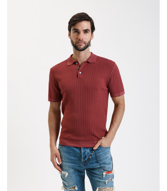 Knit polo