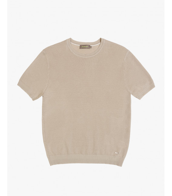 T-shirt in maglia texturizzata