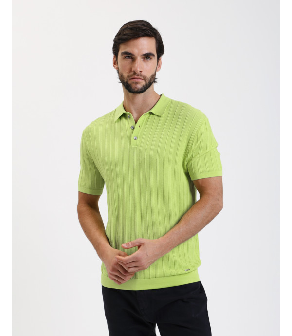 Knit polo