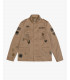Safari jacket with patches