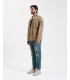 Safari jacket with patches
