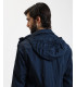 Giacca impermeabile con tasche a patta
