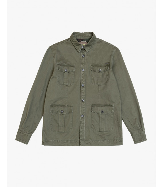 Overshirt in cotone