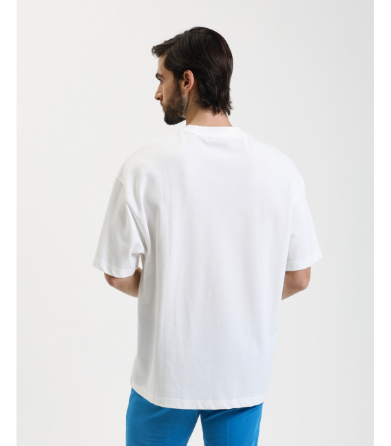 T-shirt oversize texturizzata