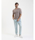 JONAS carrot fit jeans with elastic waist