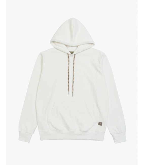 Textured hoodie