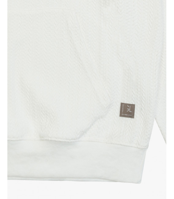 Textured hoodie