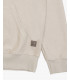 Felpa texturizzata con cappuccio e doppia coulisse