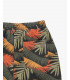 Jogger shorts with leaves