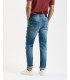 Jeans BRUCE regular fit con rotture e riparazioni