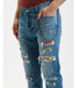 Jeans BRUCE regular fit con rotture e riparazioni